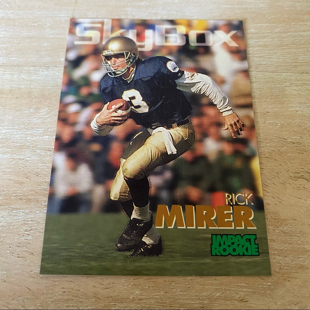Rick Mirer QB 1993 Card